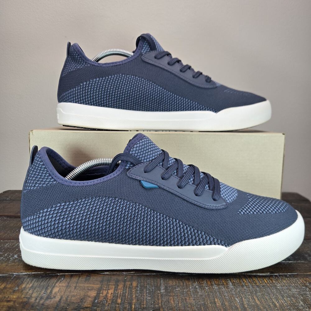 Vessi Weekend 1.5 Sneaker Mens Size 13 Waterproof Shoes Sea Blue White
